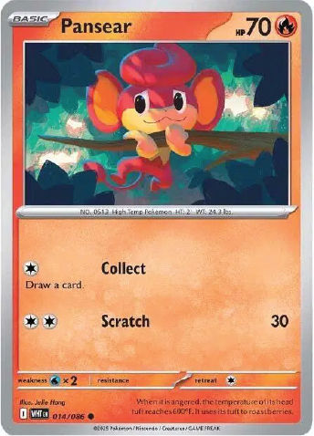 Swoobat Pokemon card: Collect, Scratch