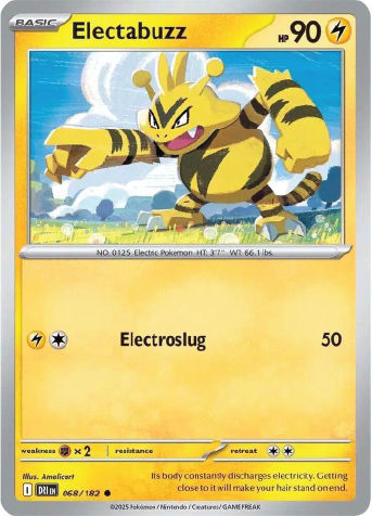 Electroslug Pokemon card: 50 HP