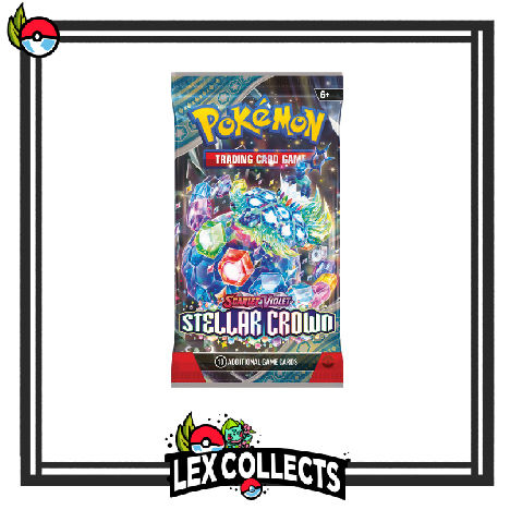 Pokemon Stellar Crown booster pack Lex Collects