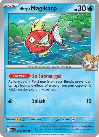 Pokemon - Misty's Magikarp - Destined Rivals - 048/182 | Lex Collects
