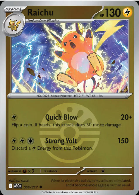 Thumbnail: Ascended Heroes - Raichu - 056/217