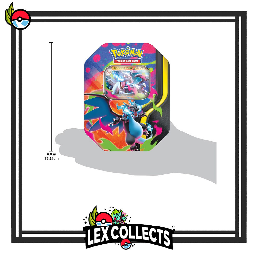 Thumbnail: Pokemon TCG - Mega Charizard Tin - 4 Packs