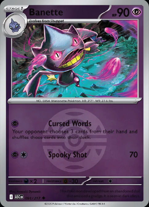 Thumbnail: Ascended Heroes - Banette - 091/217