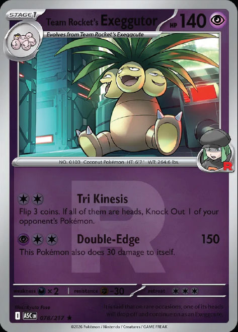 Thumbnail: Ascended Heroes - Team Rocket's Exeggutor - 078/217
