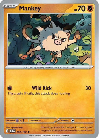 Growlithe Wild Kick Pokemon card