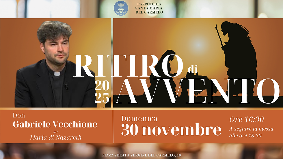 Ritiro di Avvento 2025 con don Gabriele Vecchione
