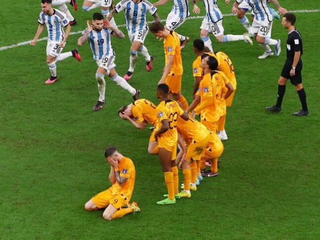 2022W杯準々決勝でPK戦の末アルゼンチンに敗れたオランダ代表