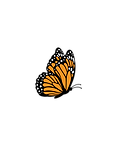 The website emblem, Monarch butterfly