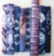 Indigo and Purple Shibori Bundle