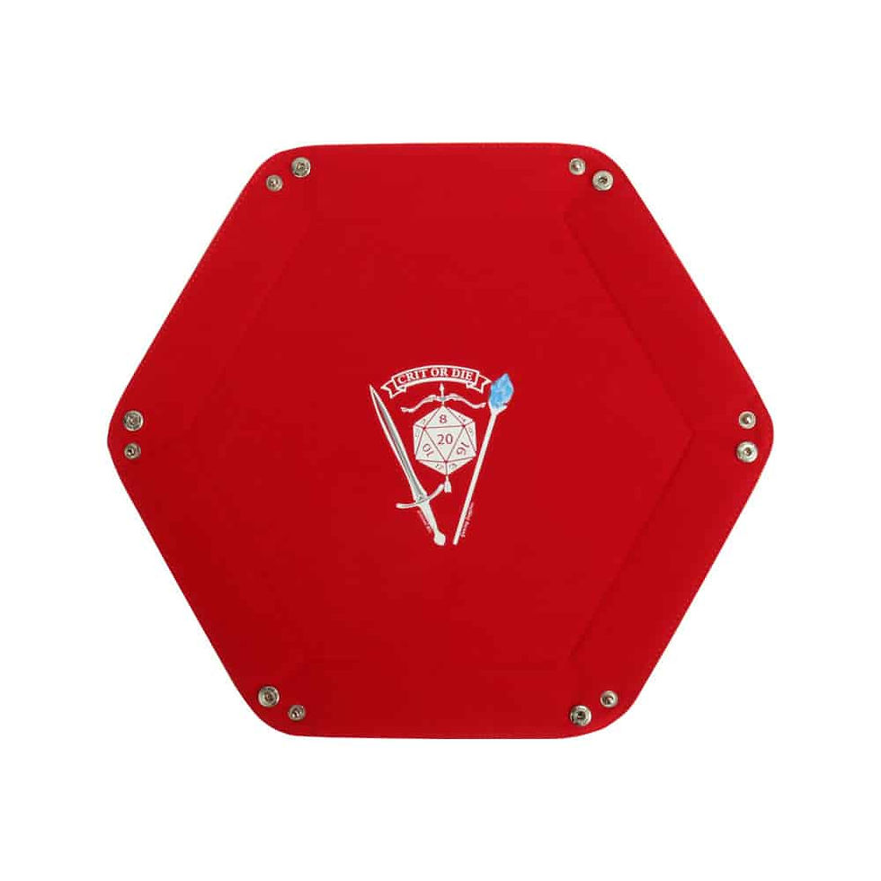 Thumbnail: Hexagon Dice Trays - Crit or Die