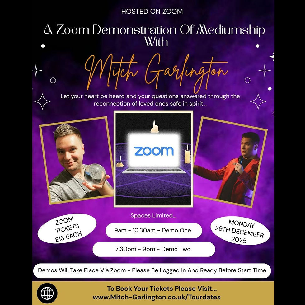 A Morning Of Mediumship With Mitch - Zoom  