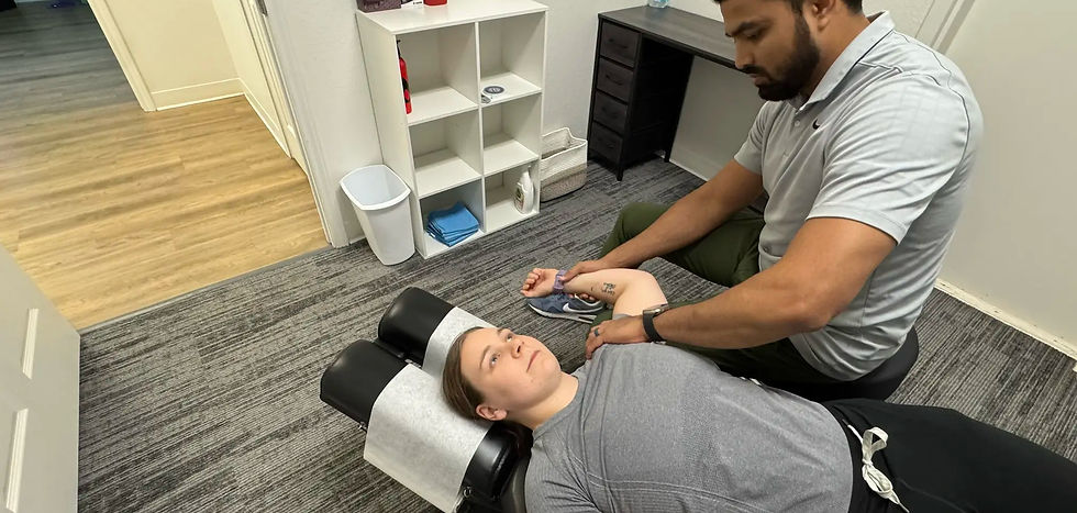 IASTM chiropractor in Carrollton, TX.
