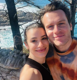 Lea Michele and Jonathan Groff's Friendship