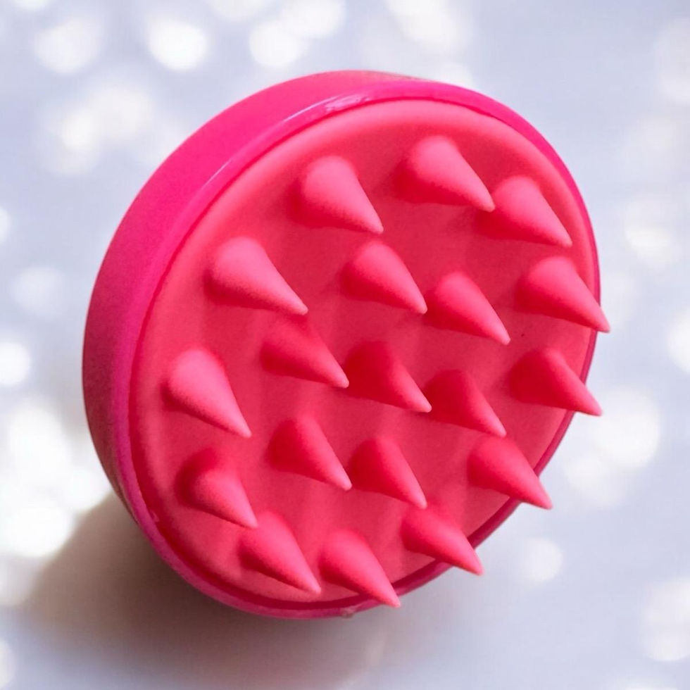 Thumbnail: SC Hot Pink Scalp Brush for Shower and Scalp Massage