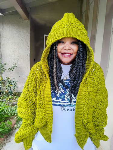 Hooded Cardigan Pattern Hooded Shrug Crochet Pattern Free SEEKER