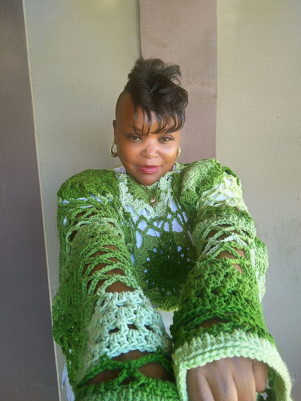 Thumbnail:  Lock and Key Crop Top  Pattern