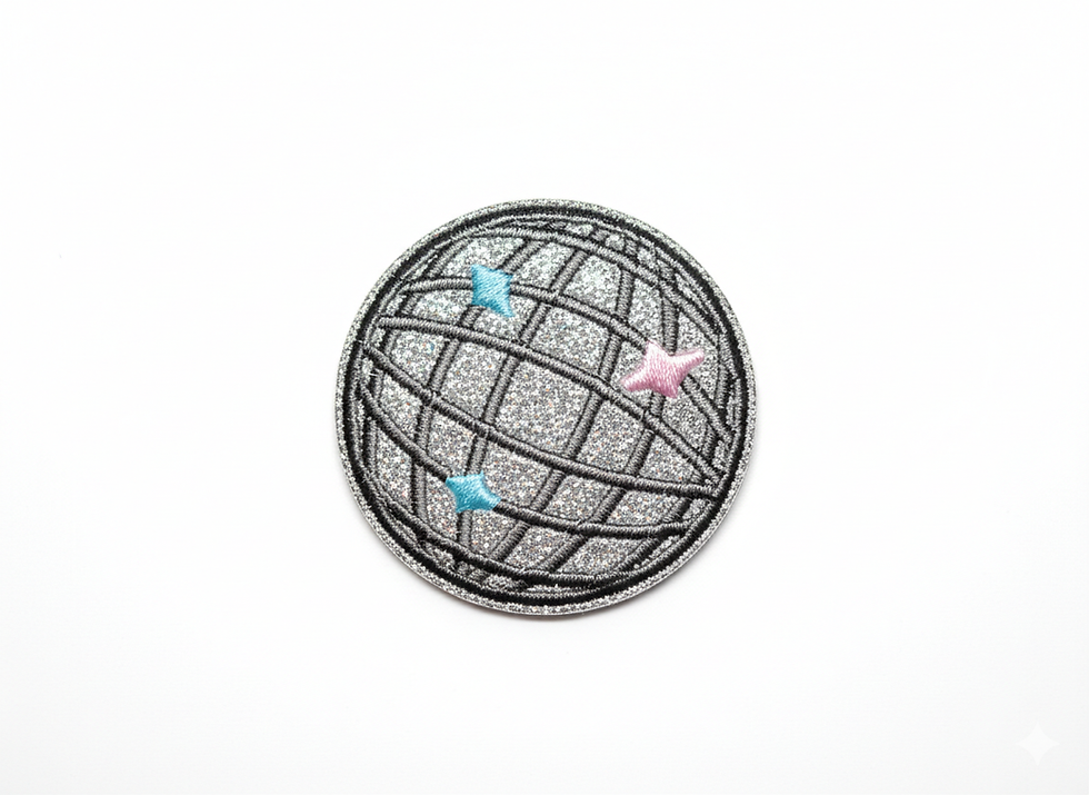 Thumbnail: Disco Ball Iron On Patch
