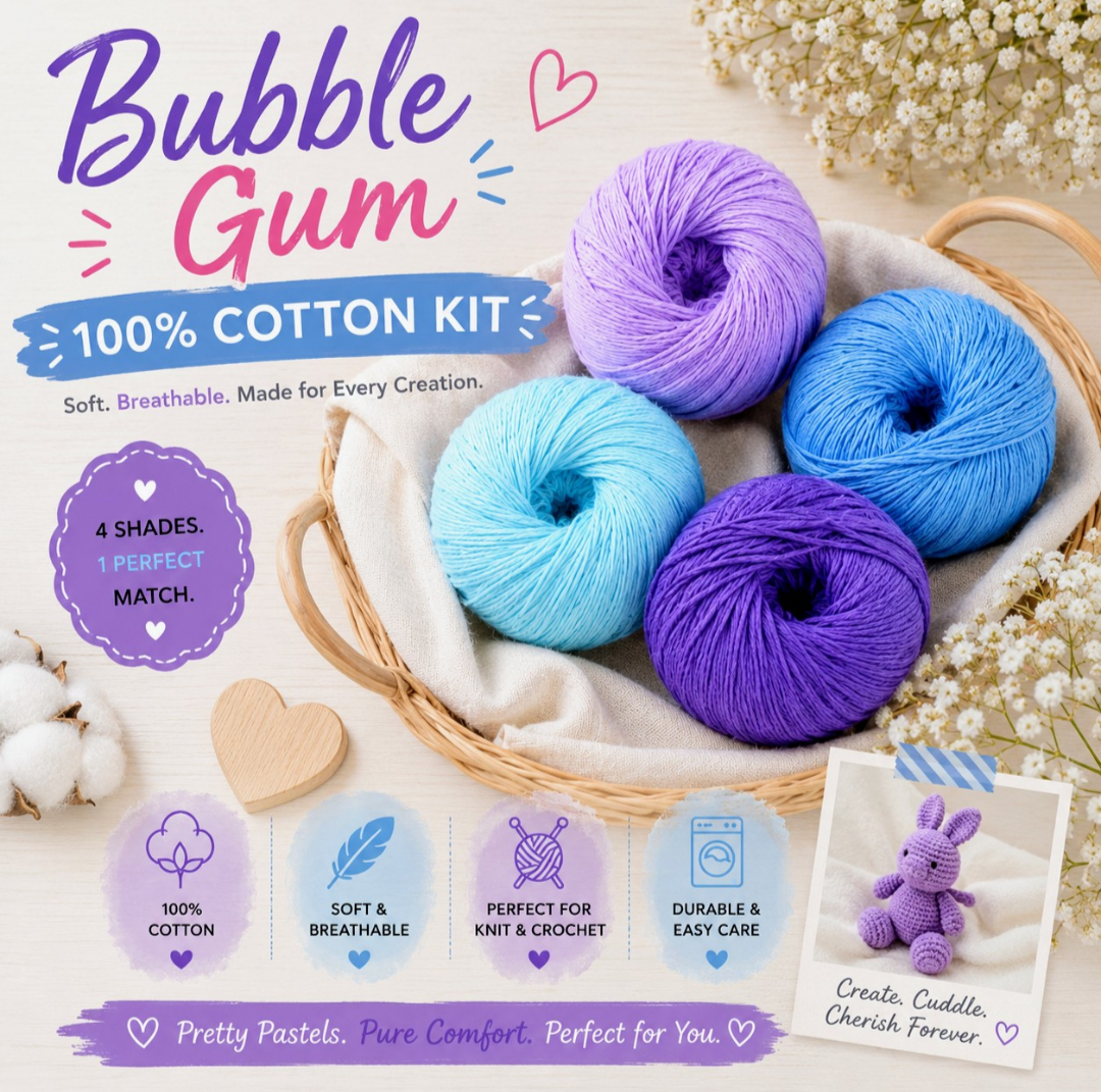 Bubblegum Cotton Kit