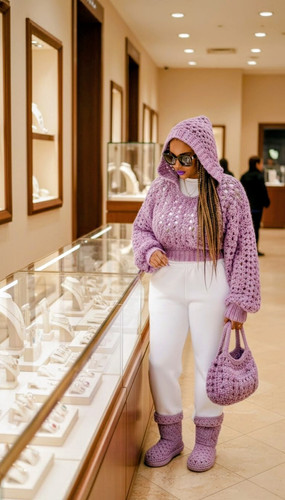 The Lotus Cropped Hoodie Pattern | 2Bossayknits