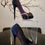 Thumbnail: Authentic CASADEI PUMP SILK WITH CRYSTAL