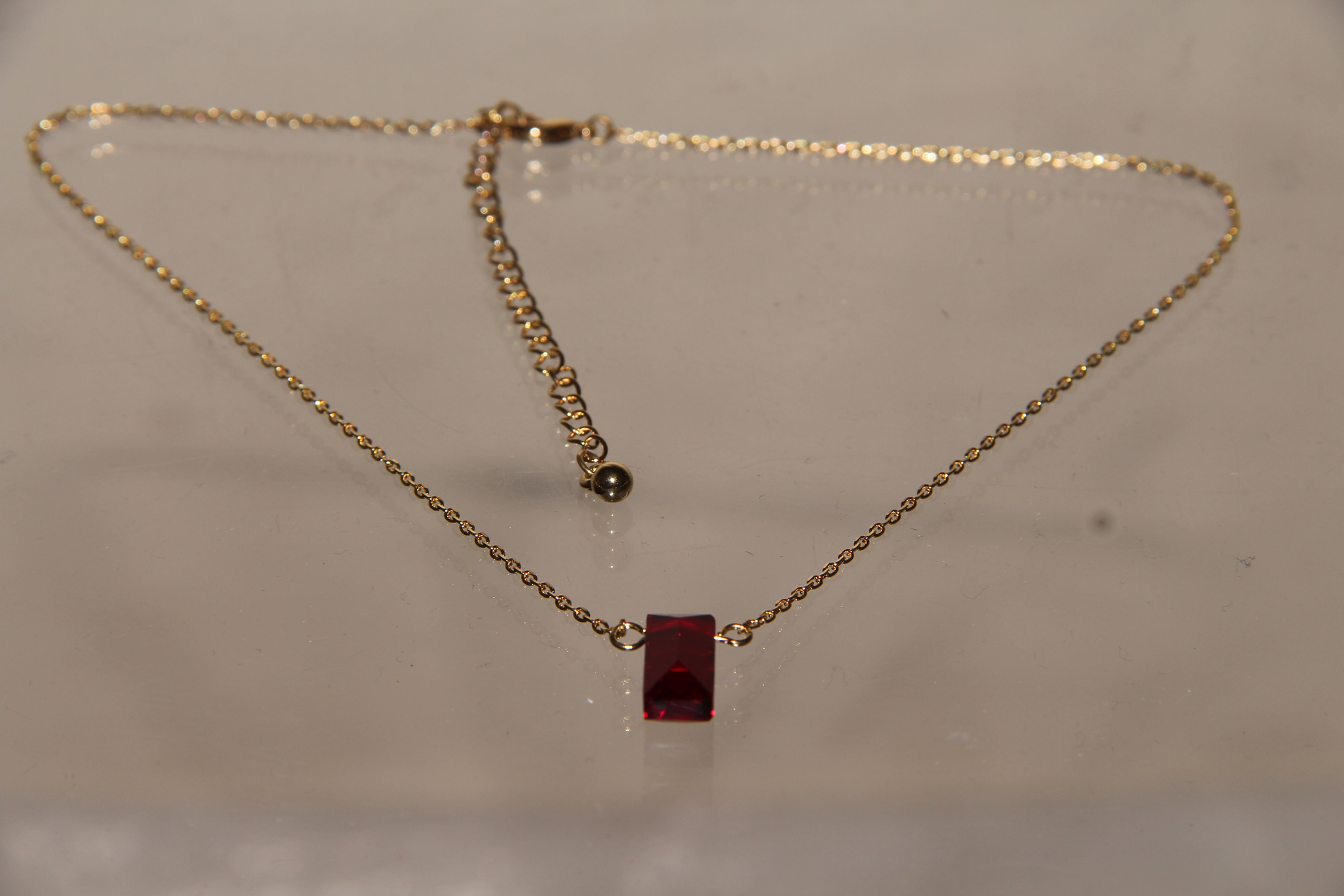 Scarlet Crystal Necklace