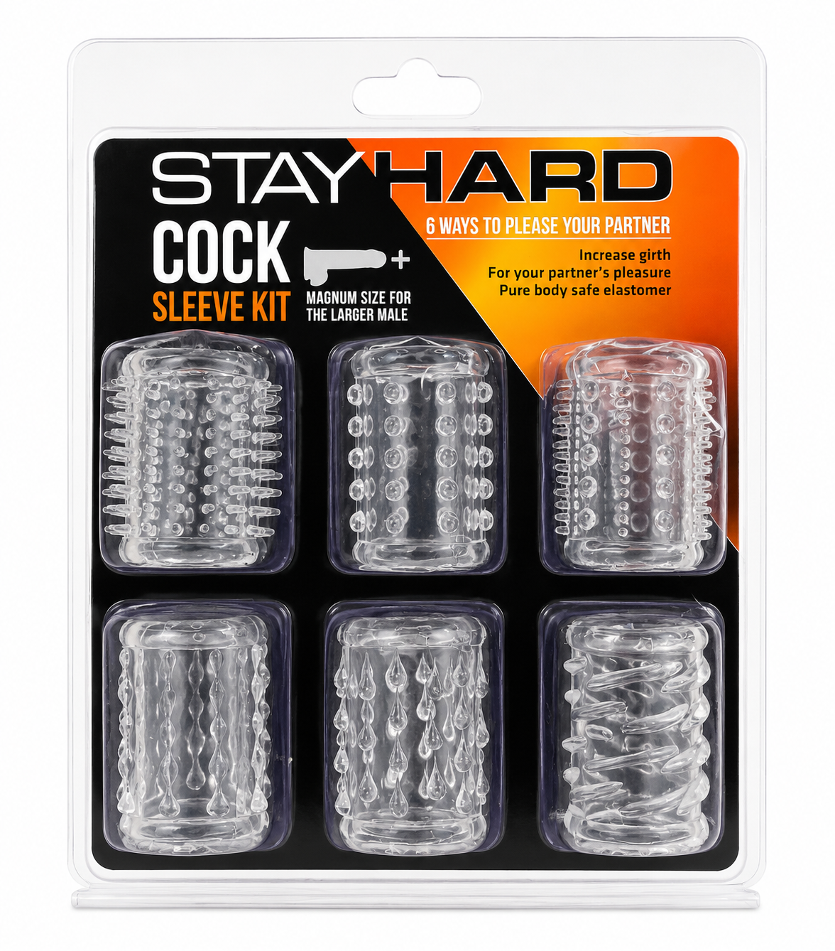 Stay Hard Cock Sleeve Kit – 6 Diseños