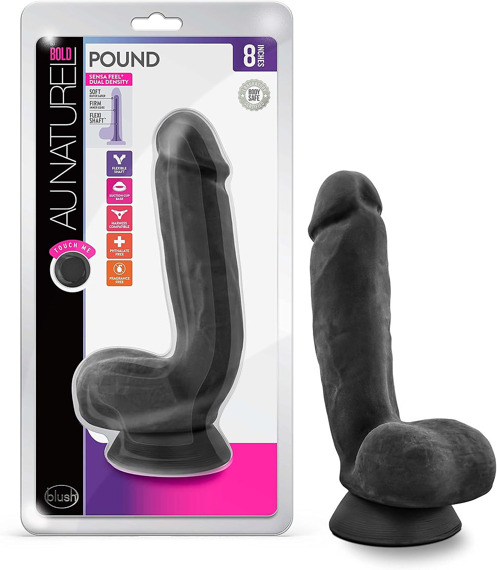 Miniatura: Au Naturel 8” Pound Sensa Feel Dildo – Blush