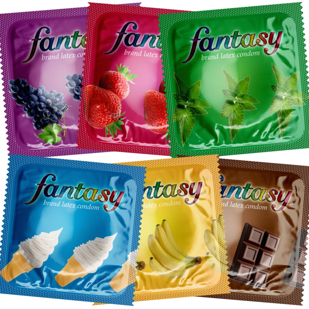 Condones Fantasy – Sabores Variados