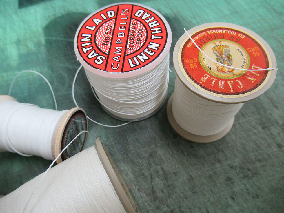 フランスの麻糸、シノアの手縫糸