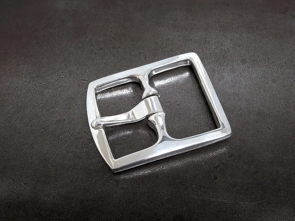 シルバー925バックルベルト