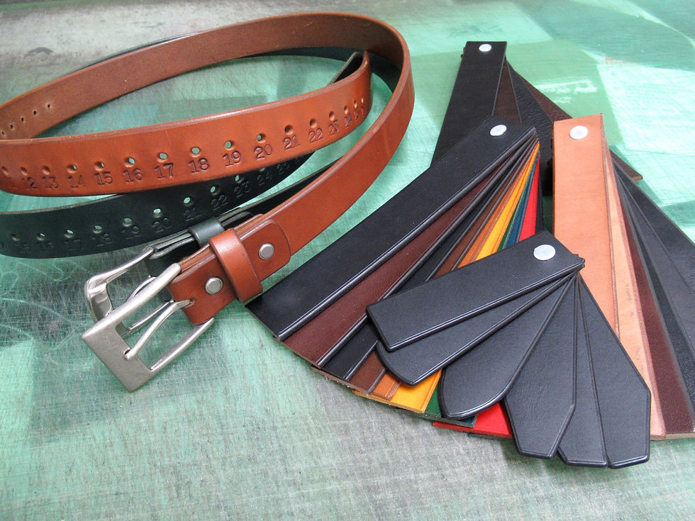 オーダメイドベルトのサイズ測定