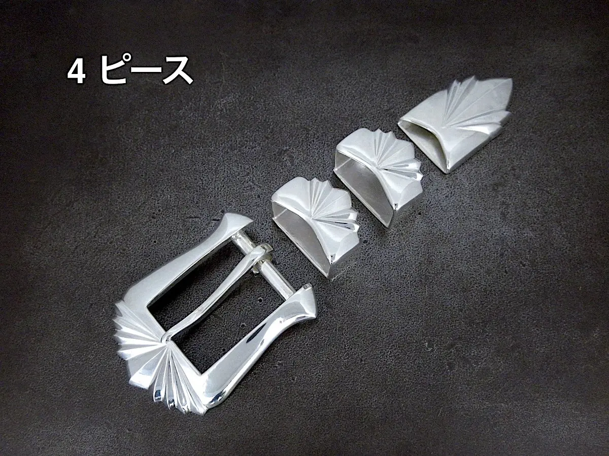 シルバー925バックルとサルカン2個