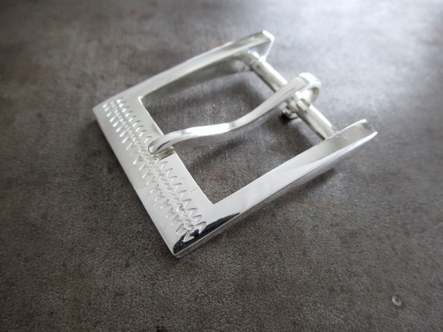 オーダーメイドシルバーバックルハンドメイドベルト純銀925オーダーメイド