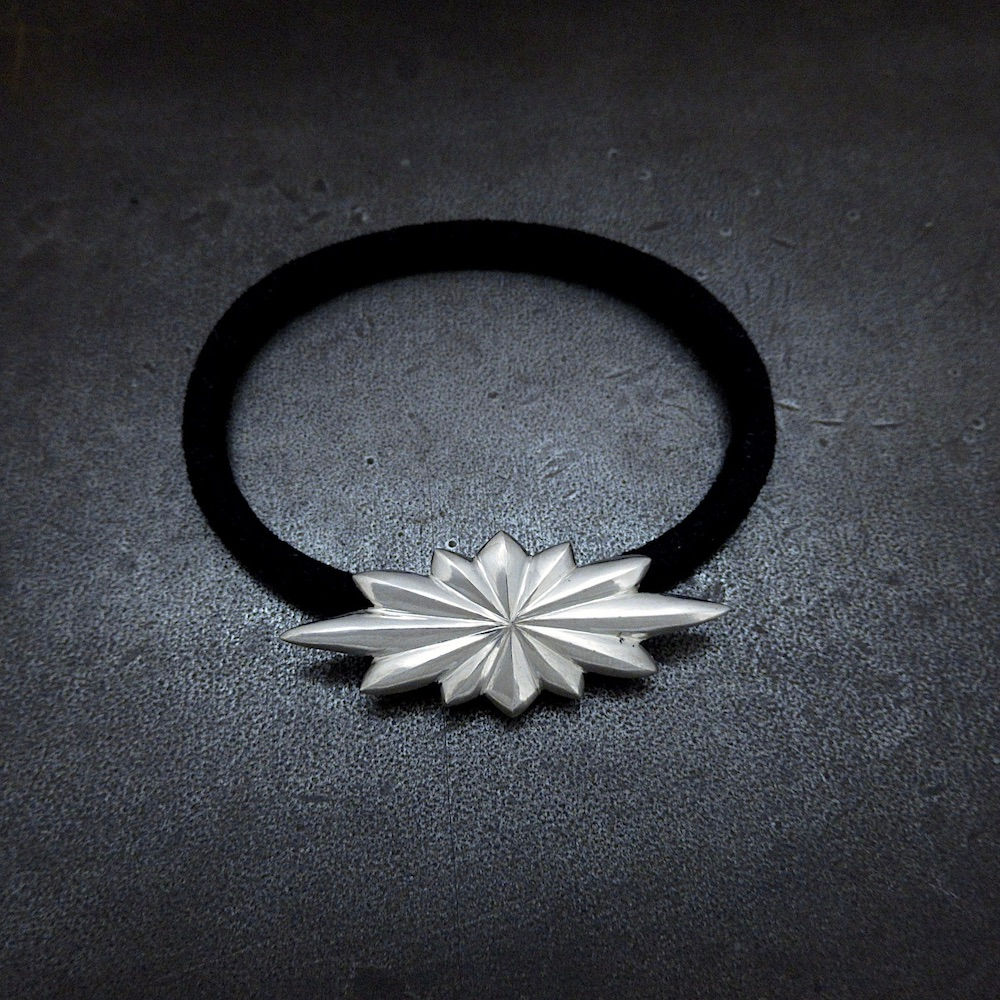 スターコンパスL シルバー925 ヘアゴムブレスレット