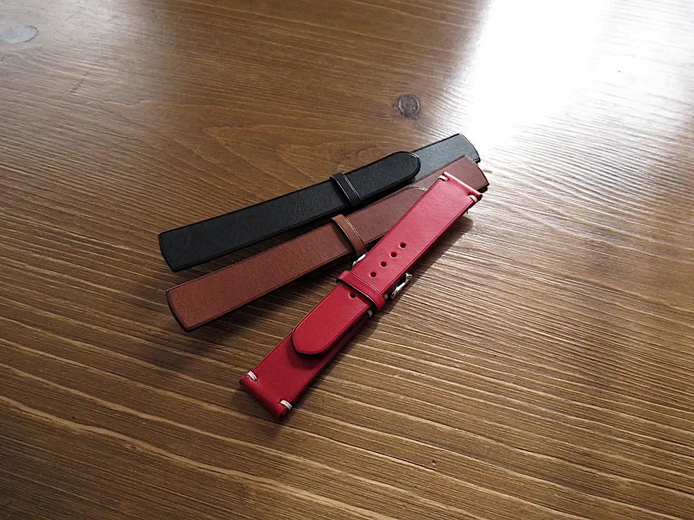 ブッテーロレザーの時計バンド