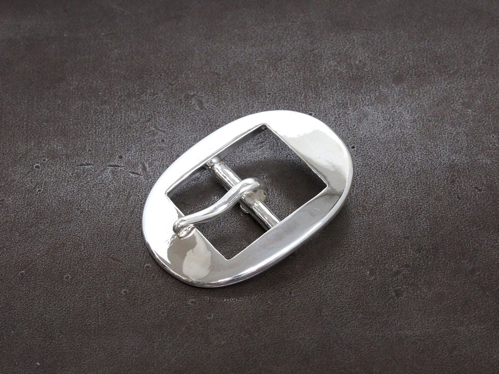 Silver925 彫金バックル【龍】＆ベルト 温かかっ