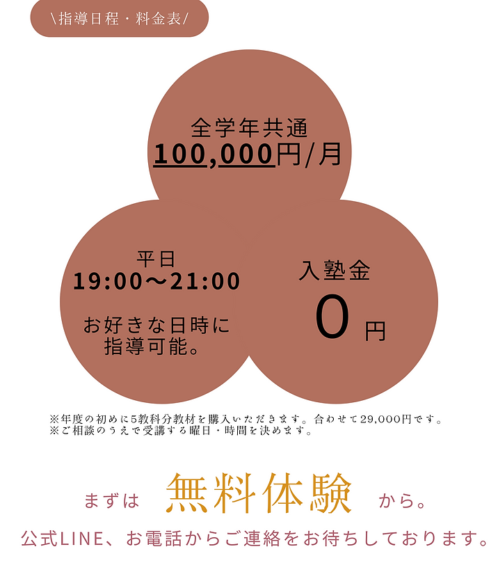 料金表