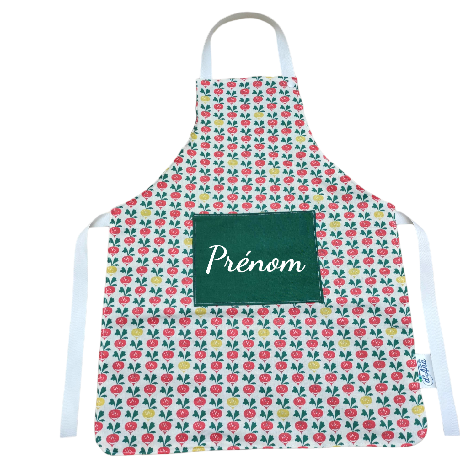 Tablier enfant radis