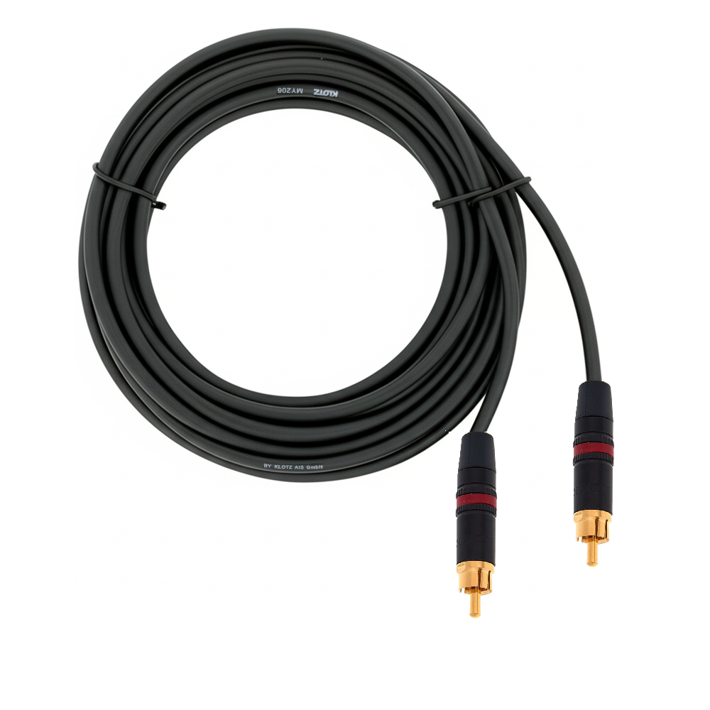 Klotz MY206 + Neutrik NYS373 Line, Monitör Kablosu – RCA, Yüksek Kalite