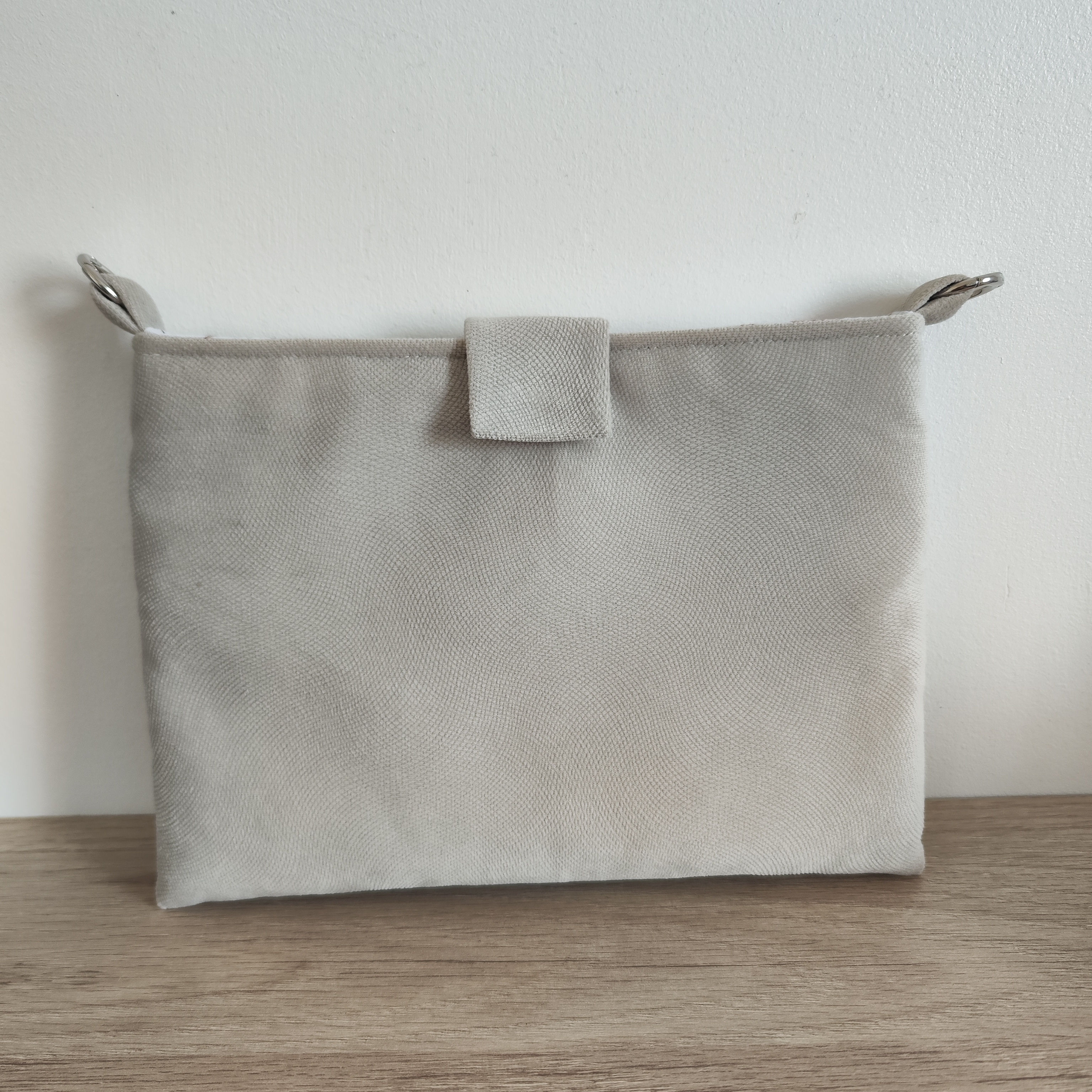 Pochette à Livre nomade Grège & Papillon