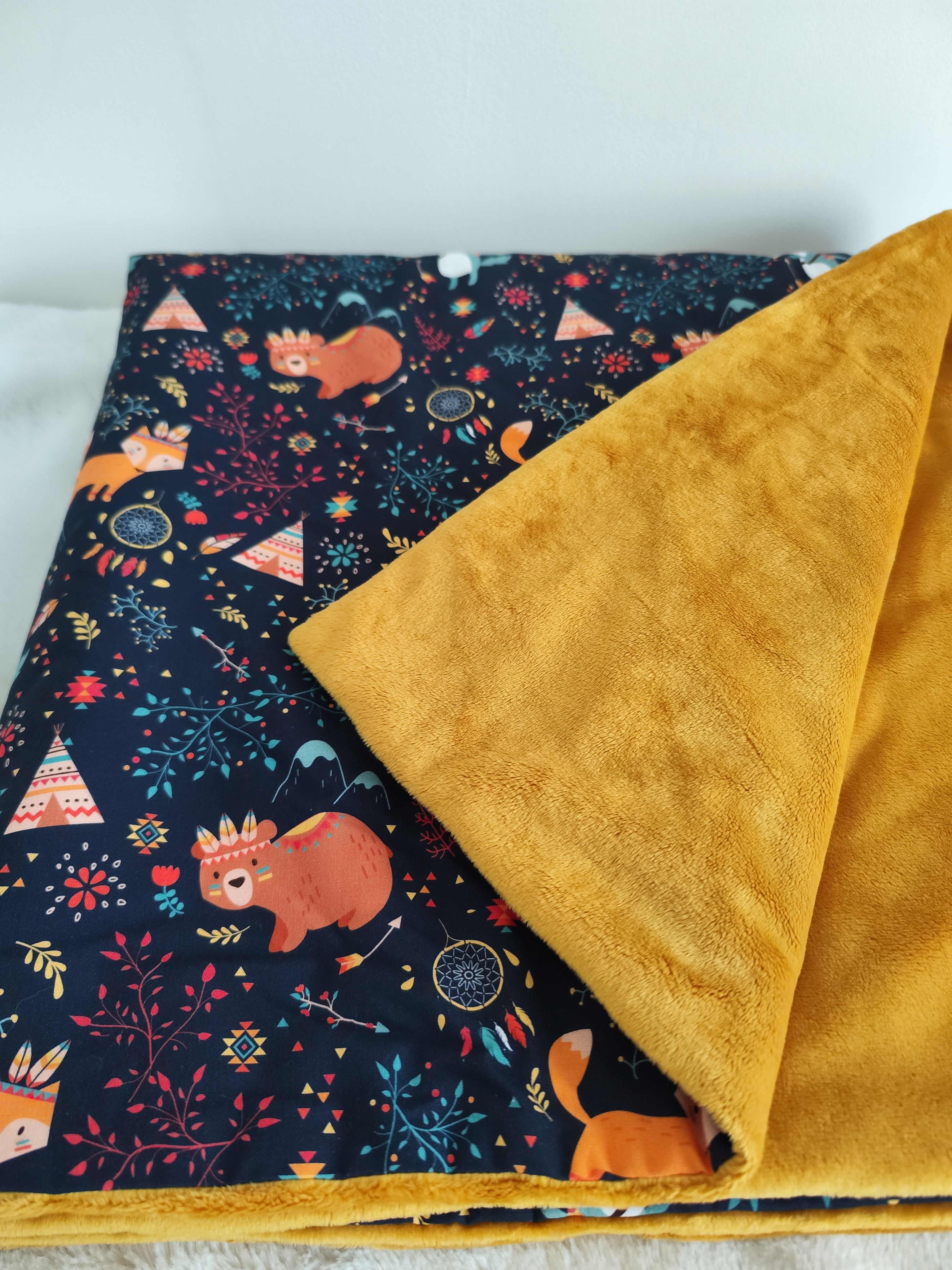 Couverture  forêt tipi 