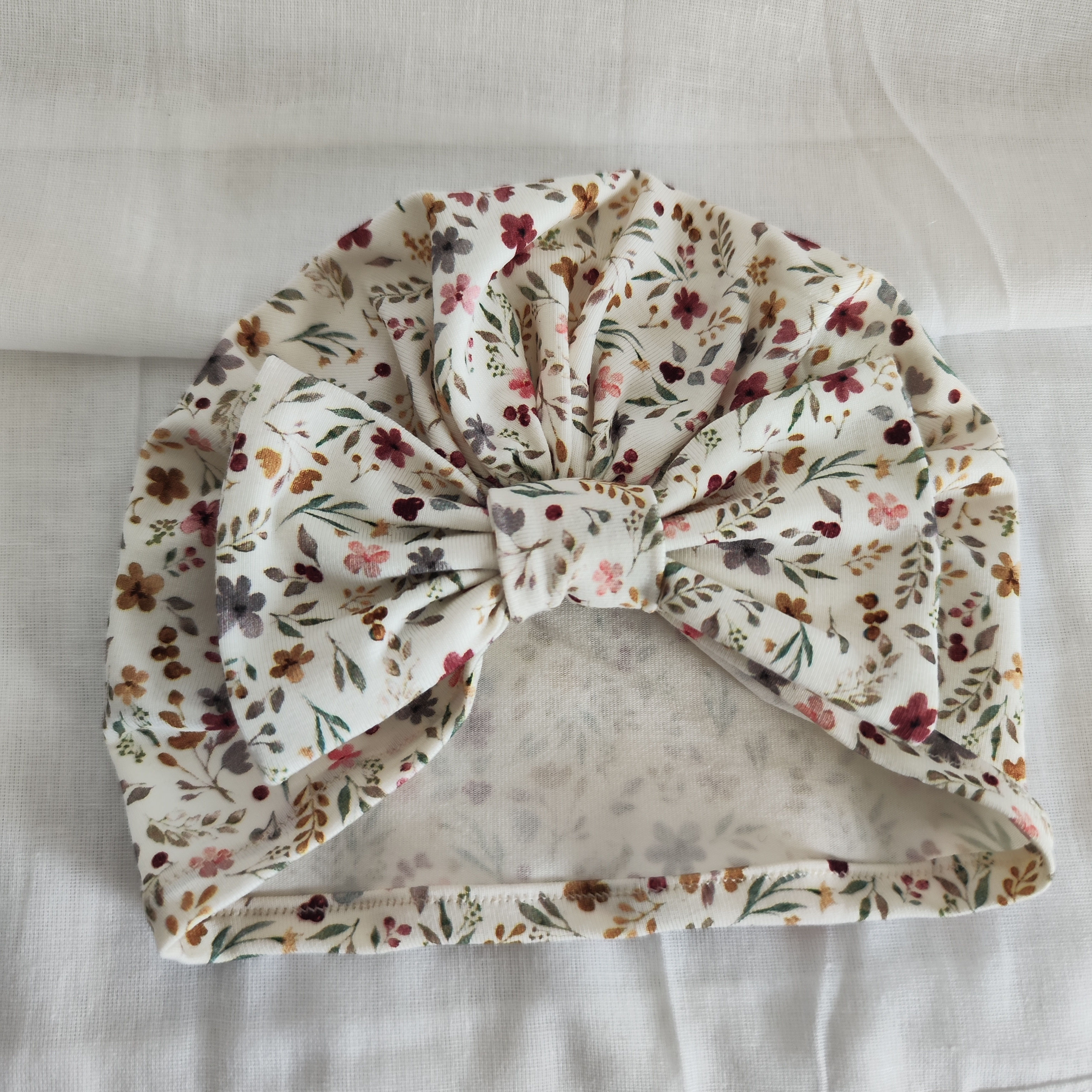 Turban bébé à fleurs – June