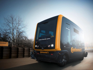 Selbstfahrendes Continental Shuttle in Fahrt