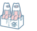 双子さくらんぼのマスコットキャラクター