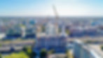 Aerial drone view of Reading Town Centre under development, showing ongoing construction and new building projects shaping the town’s future.