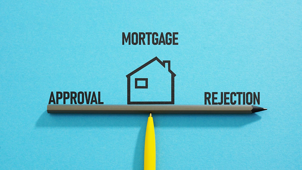 Pencils balanced with Approval and Rejection text, illustrating how Beechwood Mortgages in Reading helps self-employed clients navigate the slender margins of UK mortgage approval in 2026.