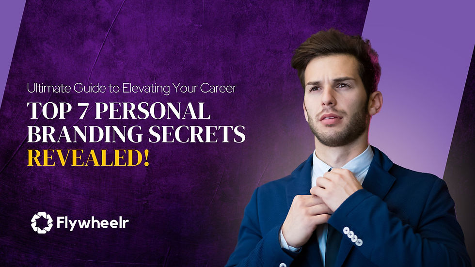 Personal branding secrets banner