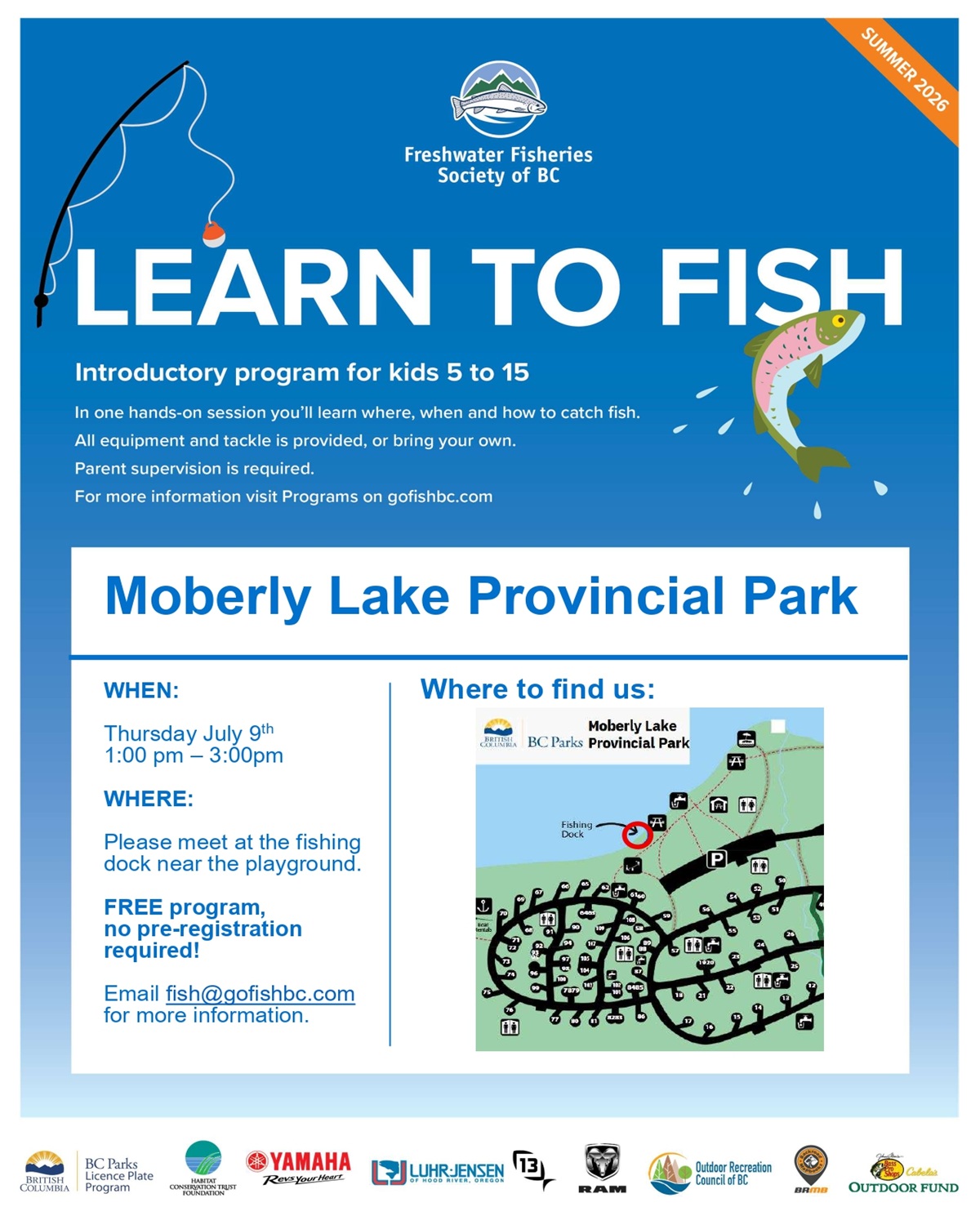 Learn to Fish (Ages 5–15)