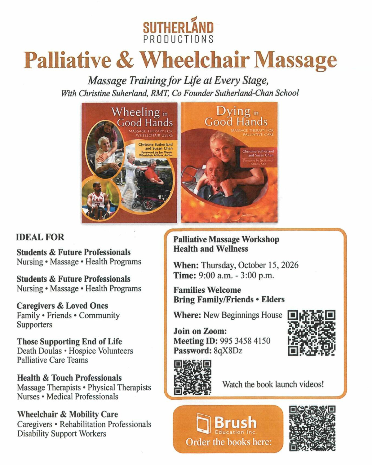 Palliative & Wheelchair Massage Workshop