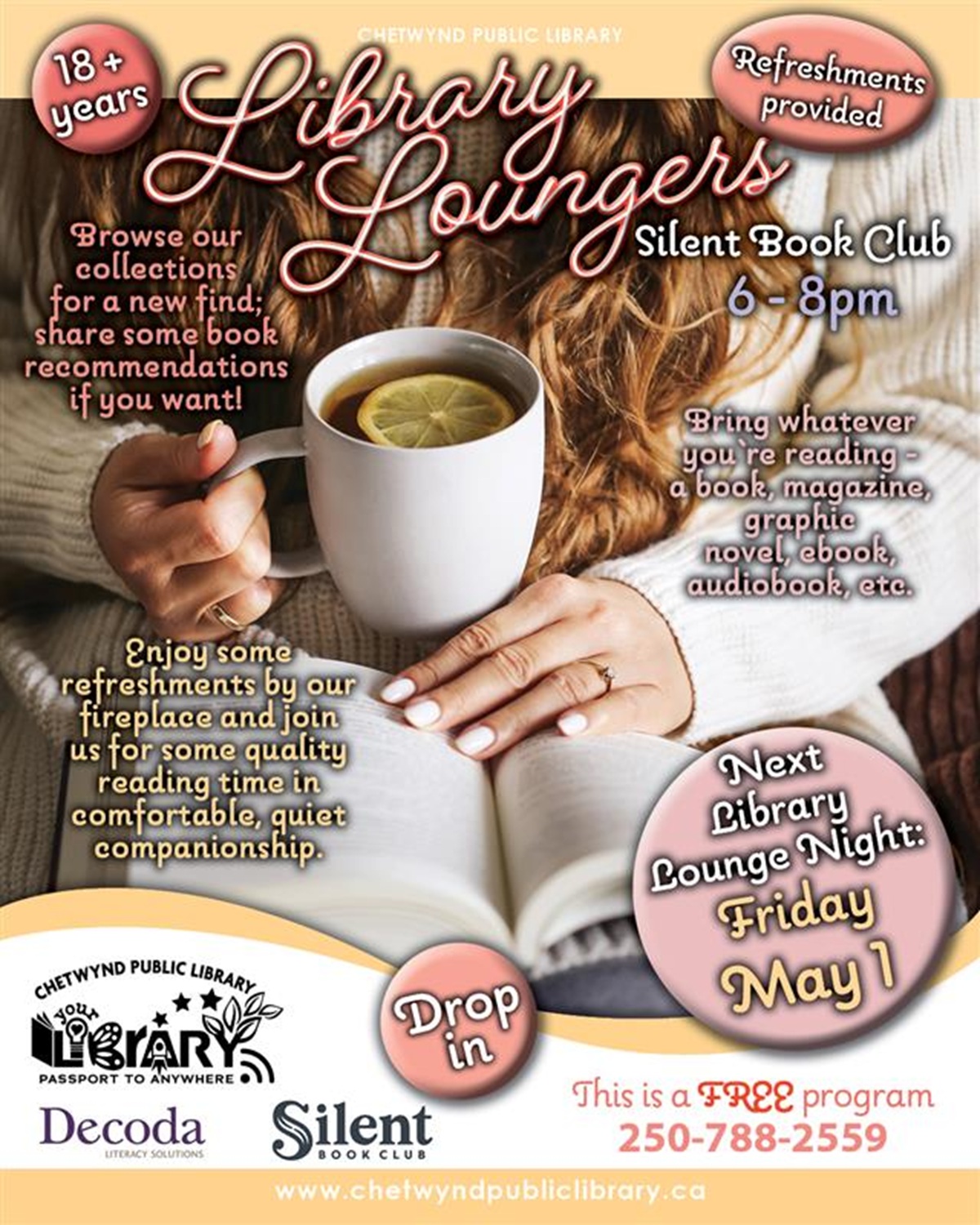 Library Loungers Silent Book Club
